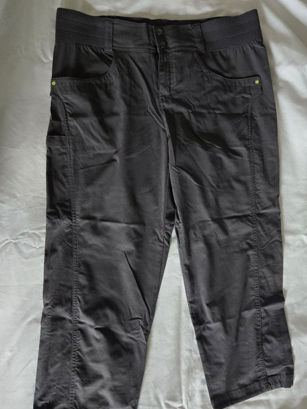 Title Nine Women's Nylon Recycled Clamber Cropped Outdoors Pants - 12 - Gray